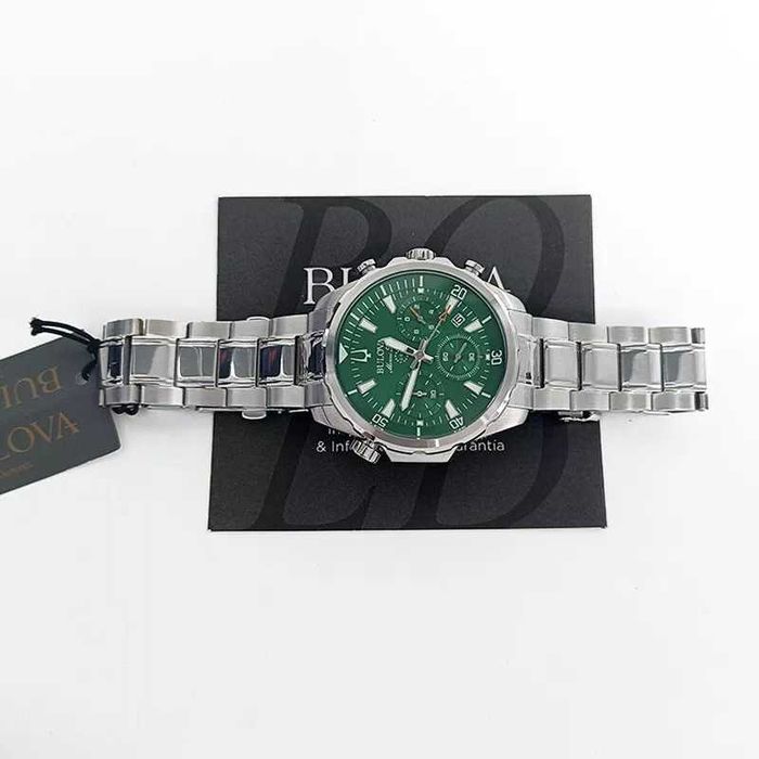 Bulova Marine Star 96B396 - хронограф, водостійкість 100м, 43 мм