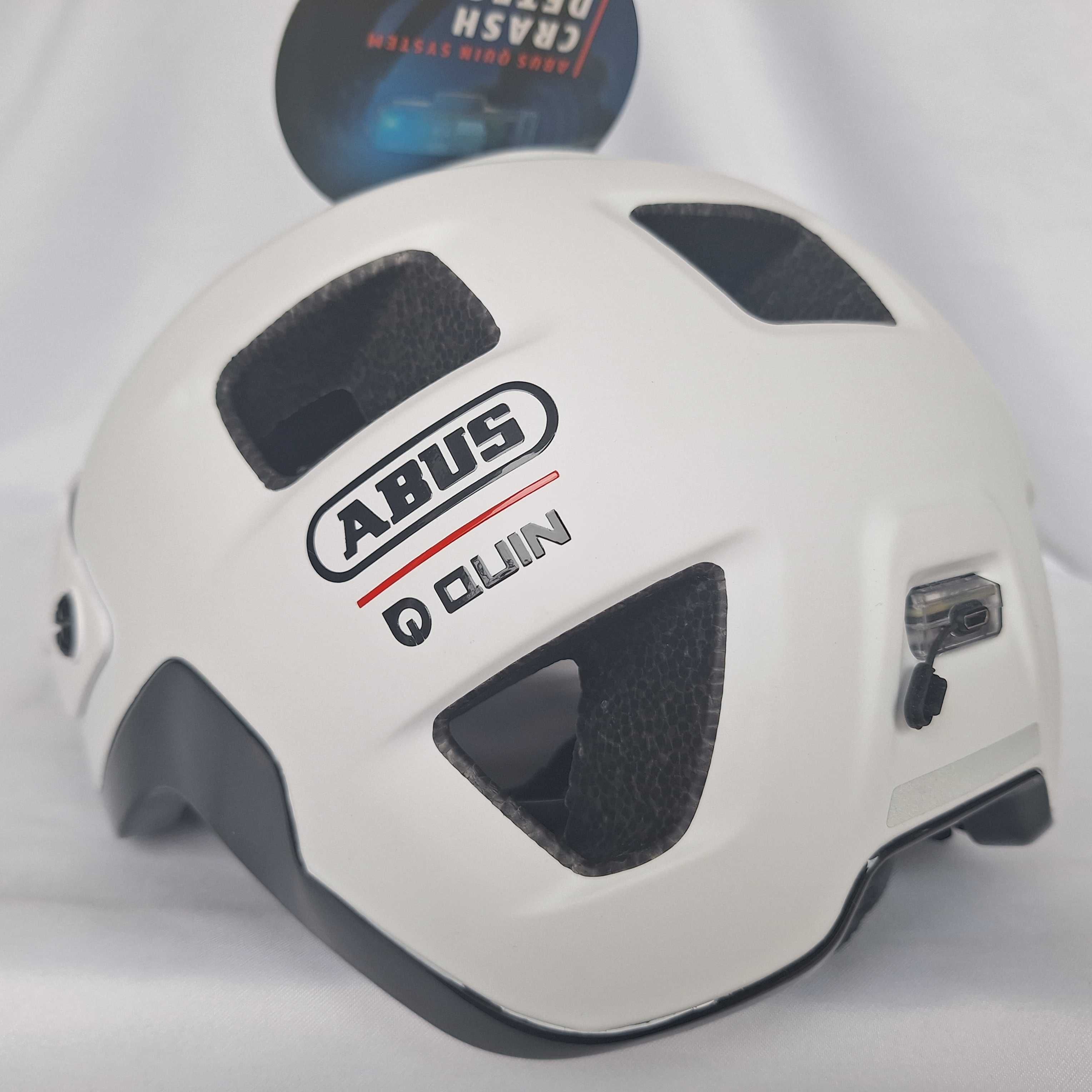 Kask rowerowy Abus Modrop Quin Polar White L 57-61cm