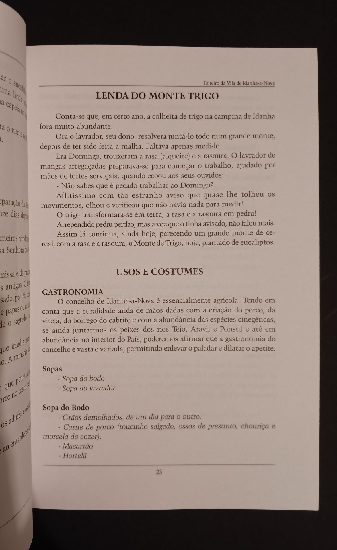 Idanha, Terras de Idanha, Cantares de Penamacor