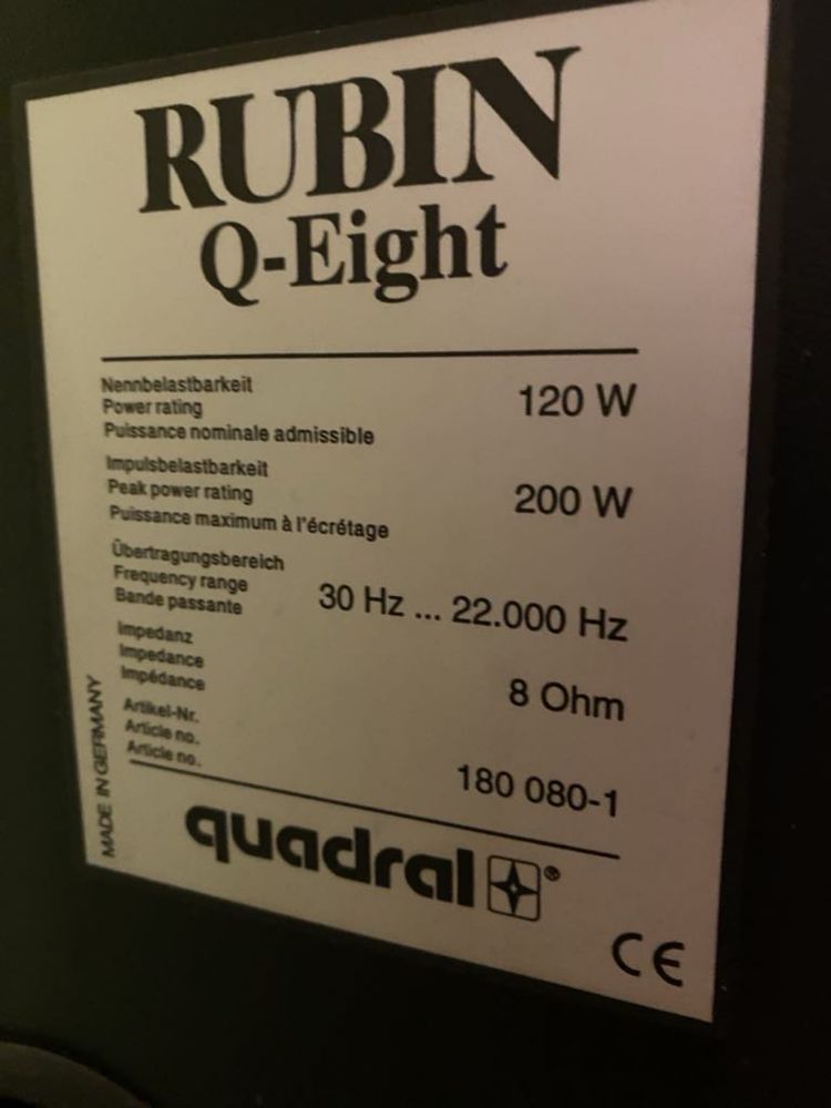 Kolumny Quadral Rubin Q Eight