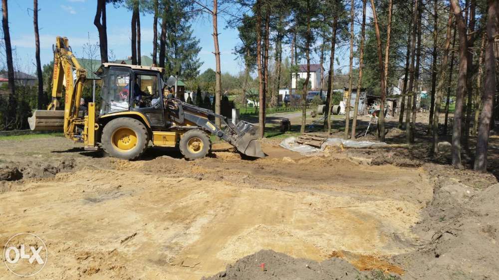 Usługi koparką obrotową, koparko ładowarką Rozbiórki Wyburzenia