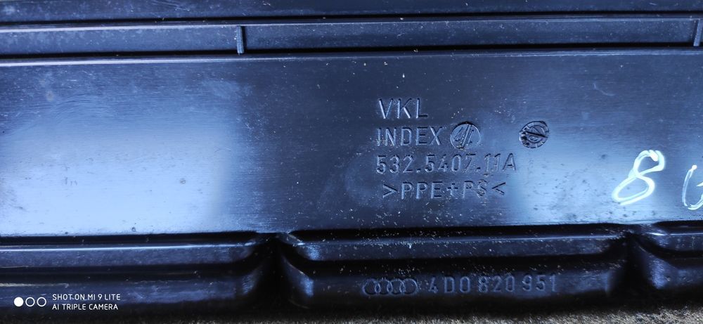 Audi A8 D2 Komplet Nawiew Kokpitu przód. Auto Części Audi Blask Goldap