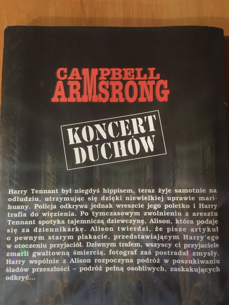 Campbell Armstrong „Koncert duchów” sensacja/psychologiczny
