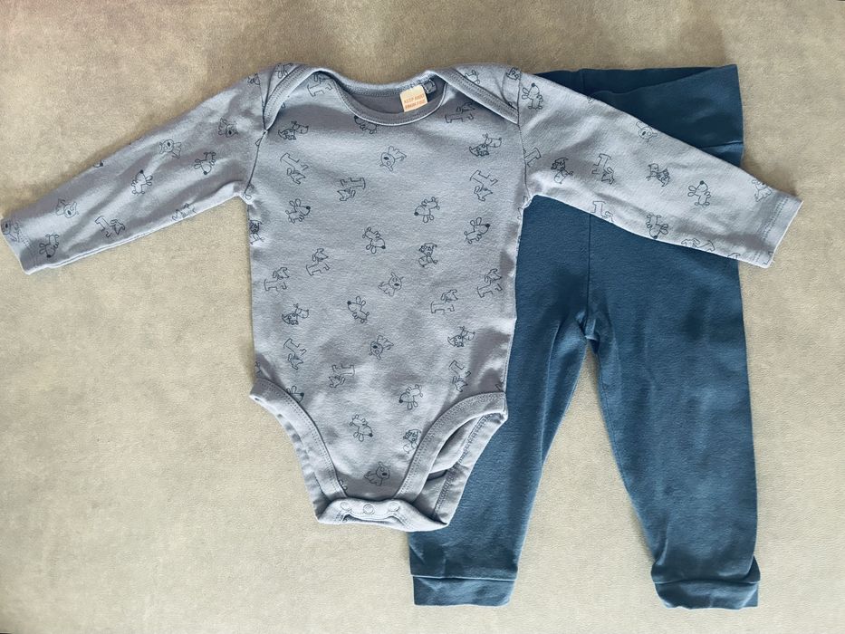 Zestaw body i spodnie Lupilu r. 74/80