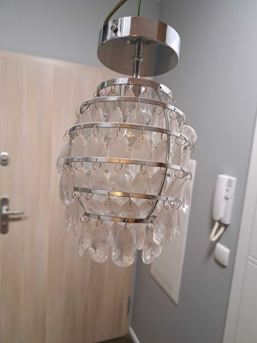 lampa wisząca glamour szyszka