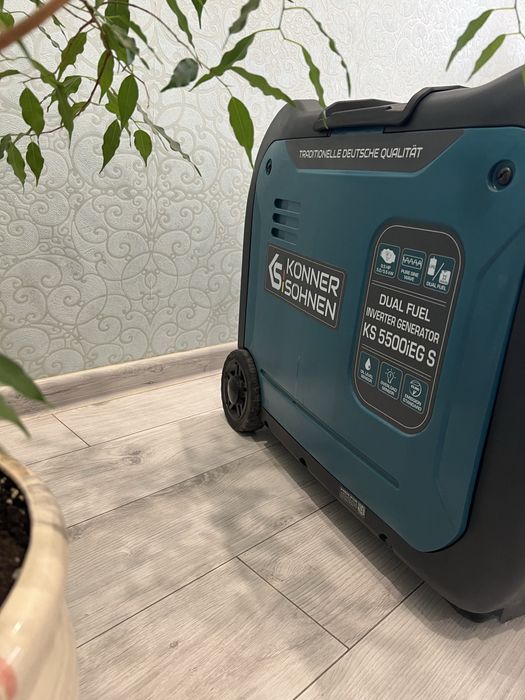 Инверторный генератор Konner&Sohnen KS5500iEG S ( бензин+газ)