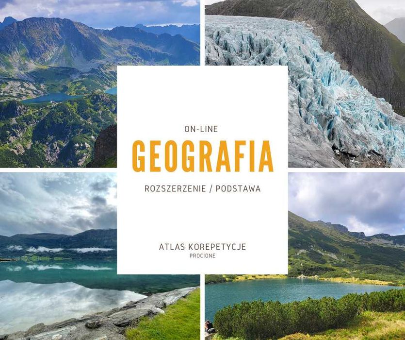 Korepetycje on-line - geografia (rozszerzenie)