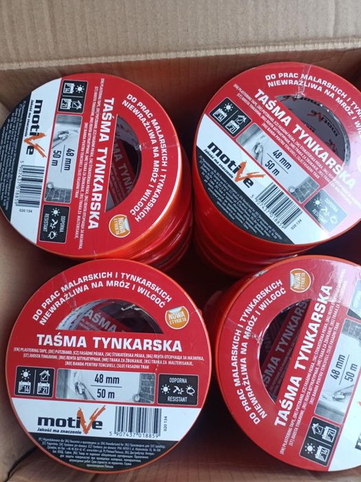Taśma tynkarska, elewacyjna pomarańczowa
