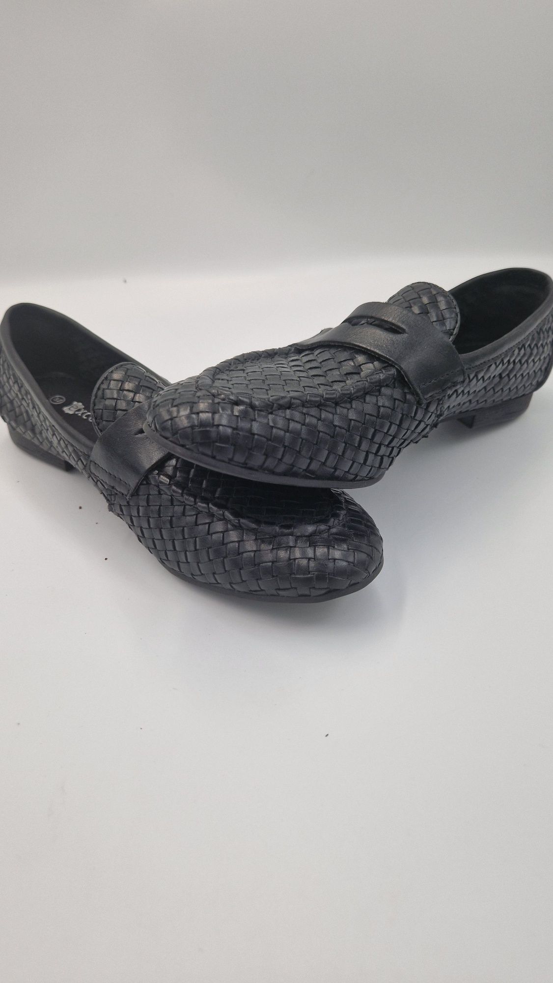 Mokasyny, buty skórzane, niesznurowane mokasyny 37