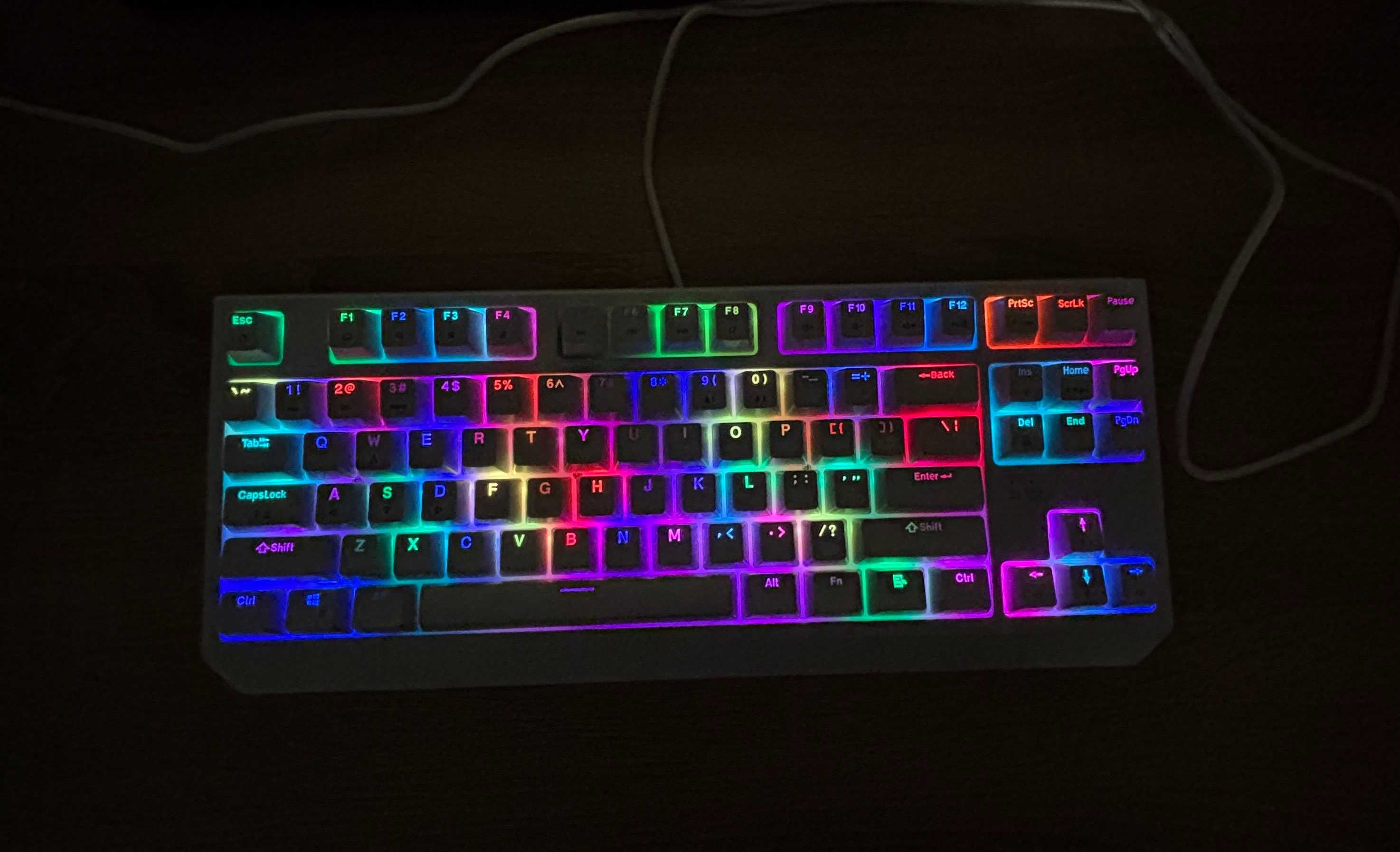 Klawiatura GENESIS Thor 230 TKL Outemu Red Biały