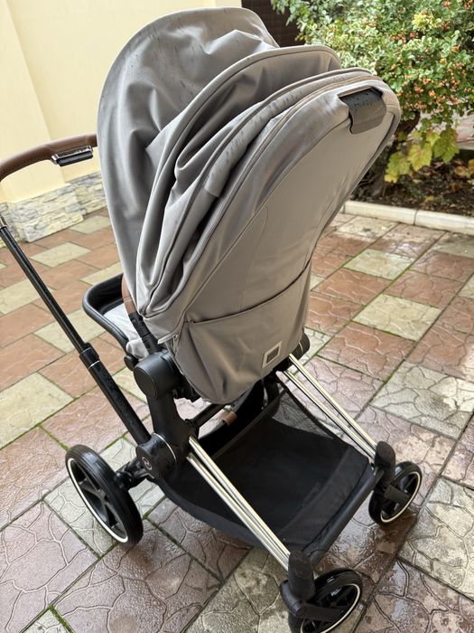 Cybex Priam 4.0 коляска 2 в 1 Mirage Grey шасі хром