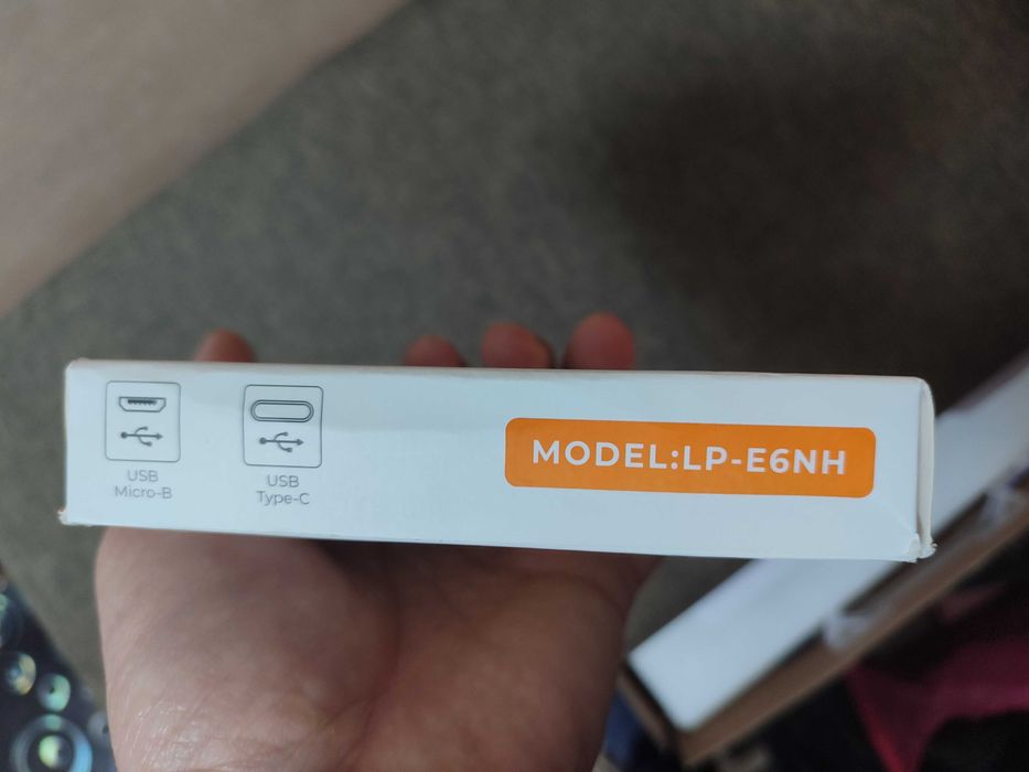 Зарядное устройство K&F CONCEPT LP-E6NH для Canon EOS R7, R6, R5, D6..