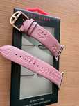 Pasek do Apple Watch roz. 45, Ted Baker, skóra, pudrowy roz