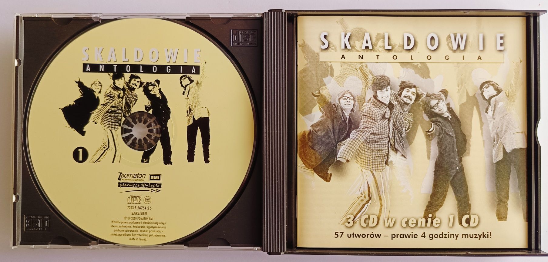 Skaldowie Antologia 3CD Box 2000r