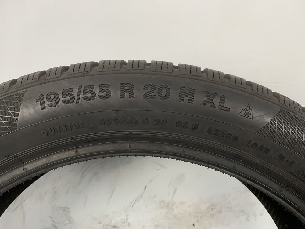 4x 195/55/20 Continental WinterContact TS850P / 2018r 7,5mm /GWARANCJA