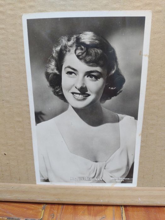 Livro My Story Ingrid Bergman and Alan Burgess + Postal/Photo