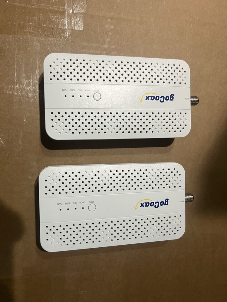 GoCoax MoCA Adapter – Ethernet przez kabel koncentryczny (2 sztuki)
