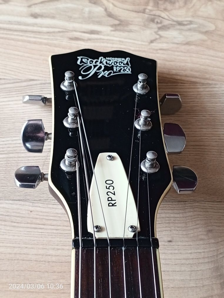 Gitara elektryczna Hohner Rockwood RP 250, Les Paul lata 90-te