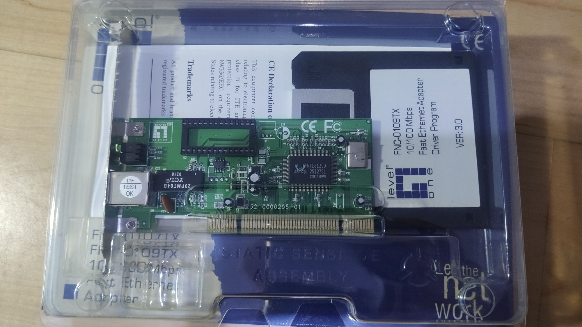 Placa Rede 10/100Mb - PCI (nova)