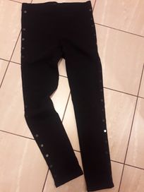 Diverse czarne leginsy spodnie elastyczne r 40