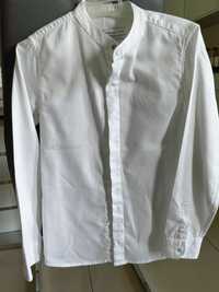 Biała koszula chłopięca slim fit Reserved 140