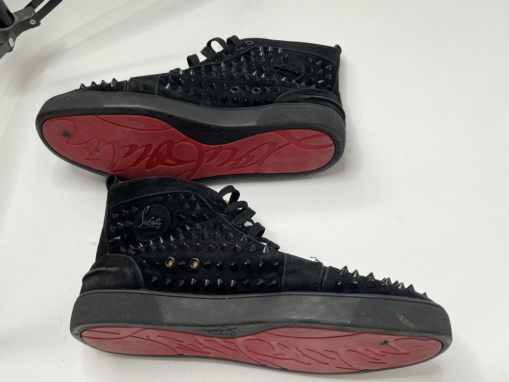 Кеди christian louboutin з шипами лабутен rick owens maison mm6 balenc