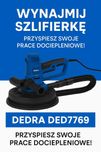 wynajem/wypożyczalnia/zacieraczka tynków/szlifierka styropianu/elewacj