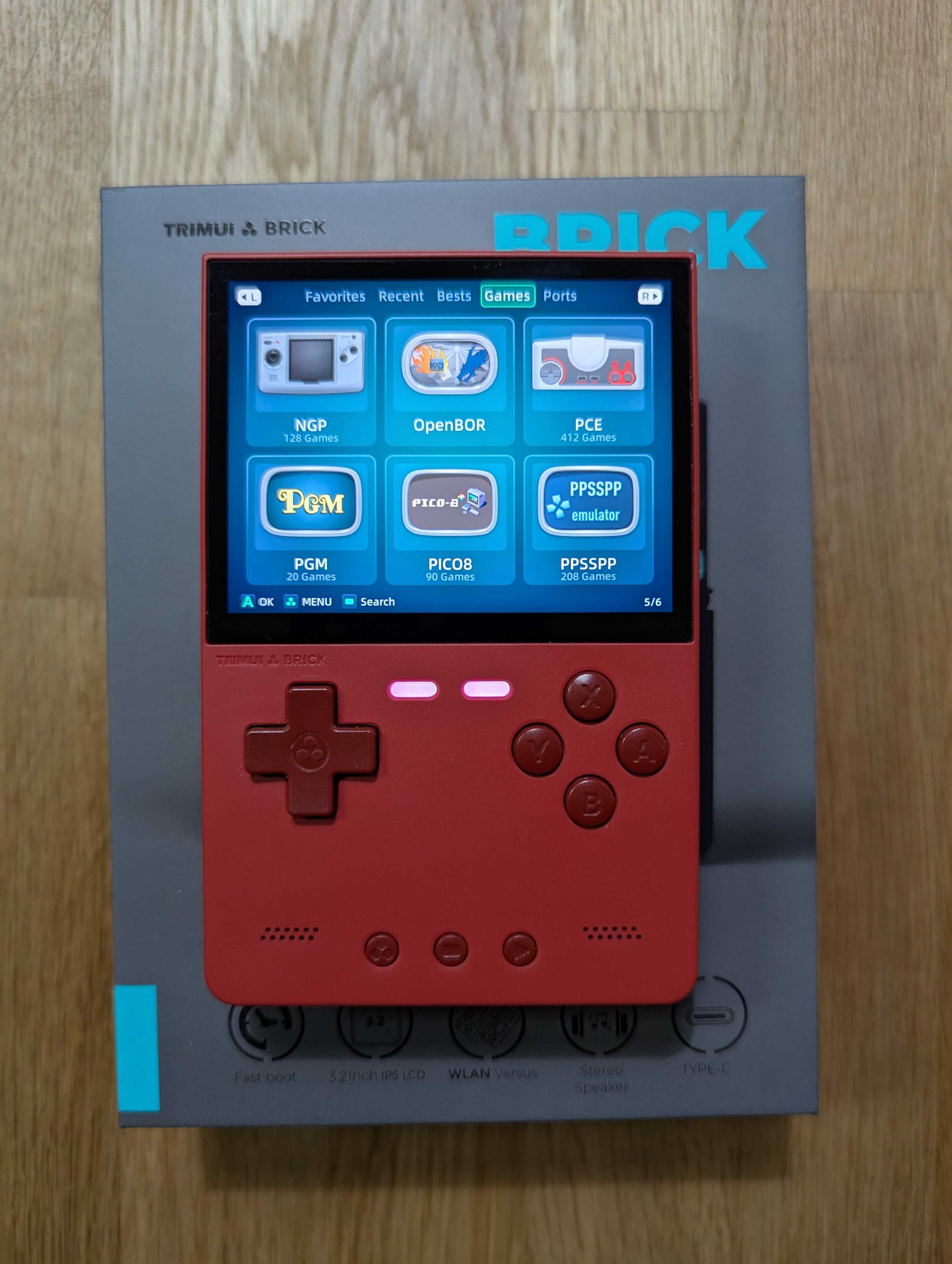 Consola Portátil Trimui Brick Red - 256GB