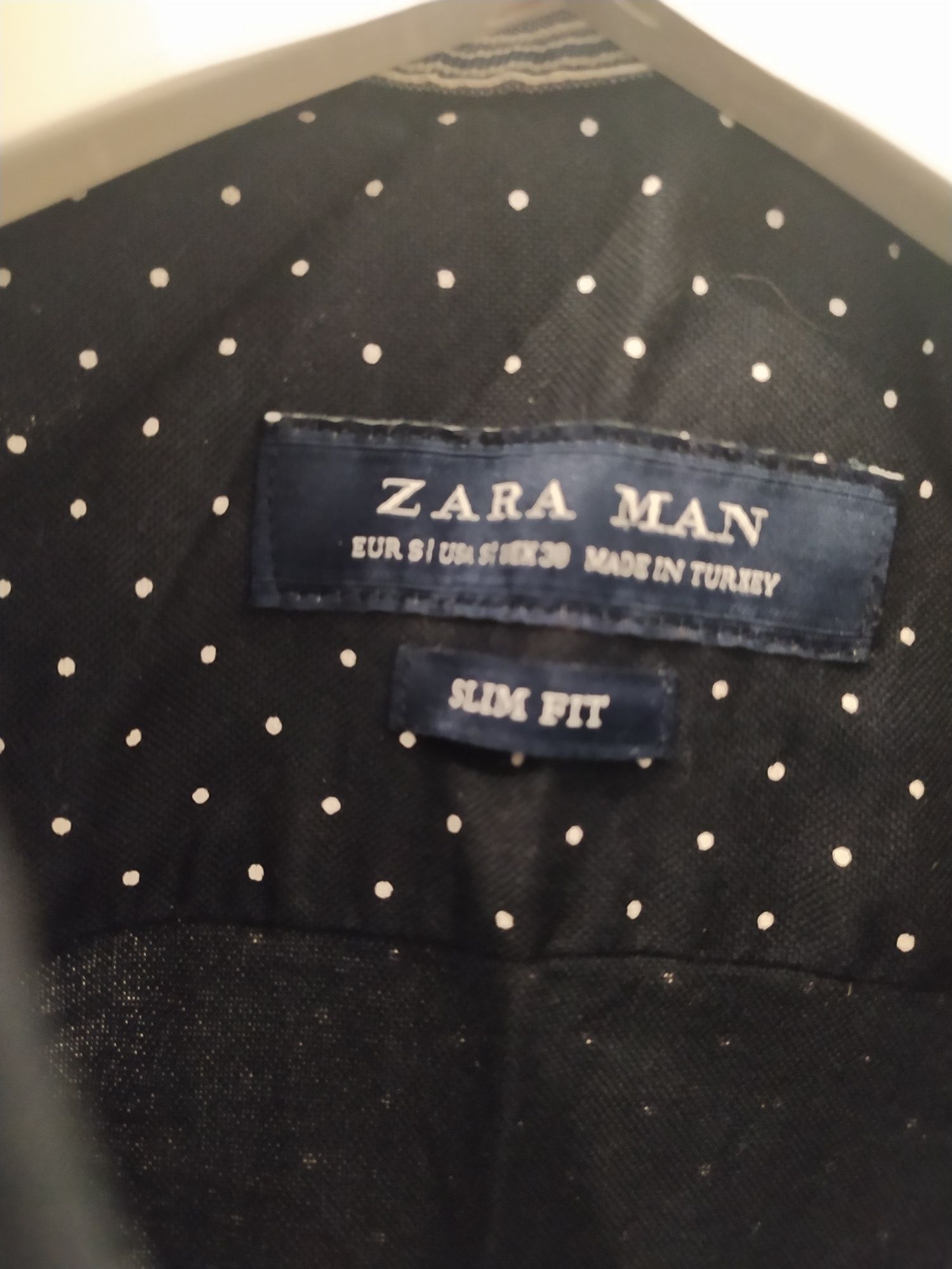 Camisa Padrão Bolinhas Homem Zara