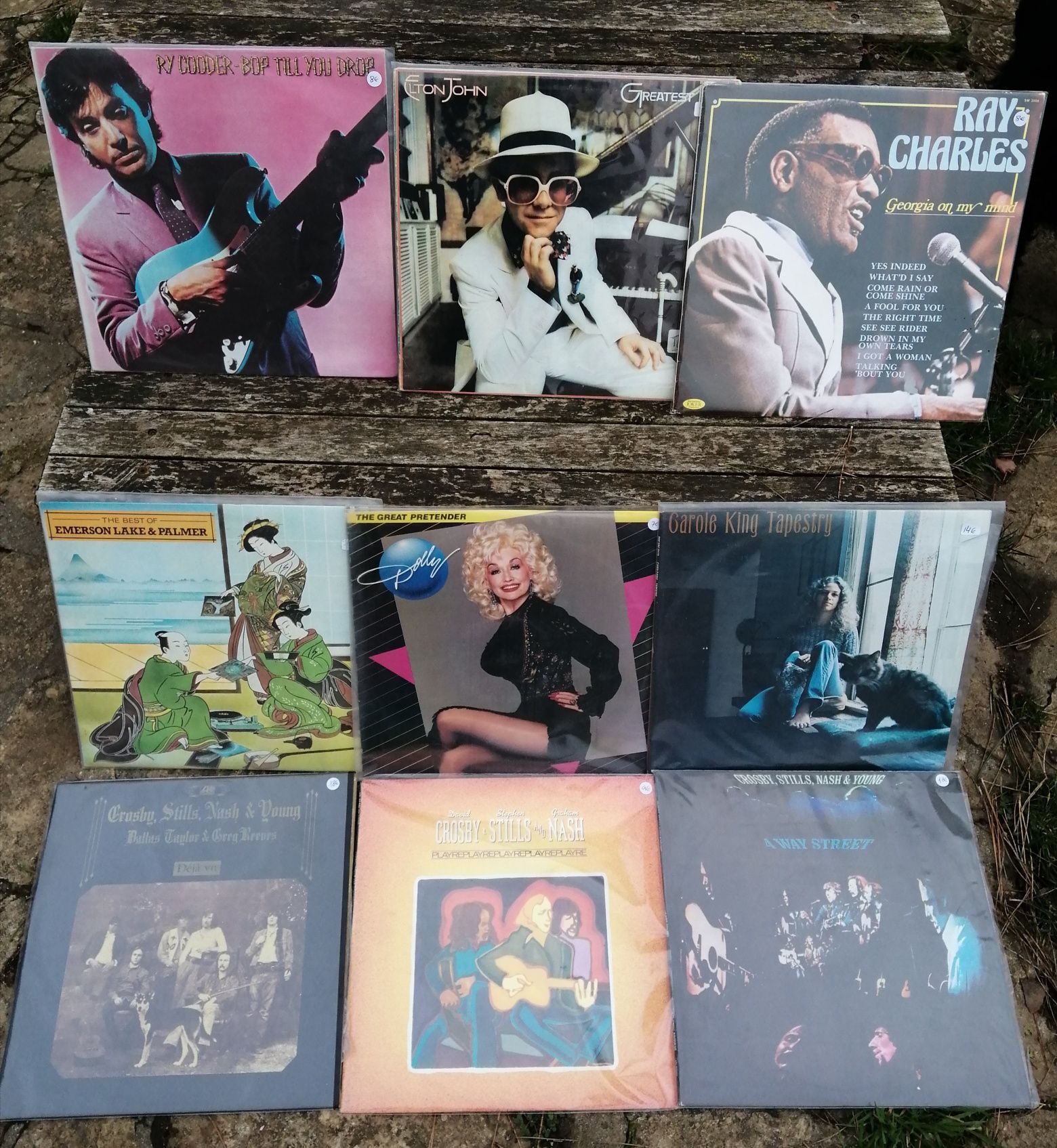 Discos de Vinil : Lote com mais de 200 LPs (Lista completa)