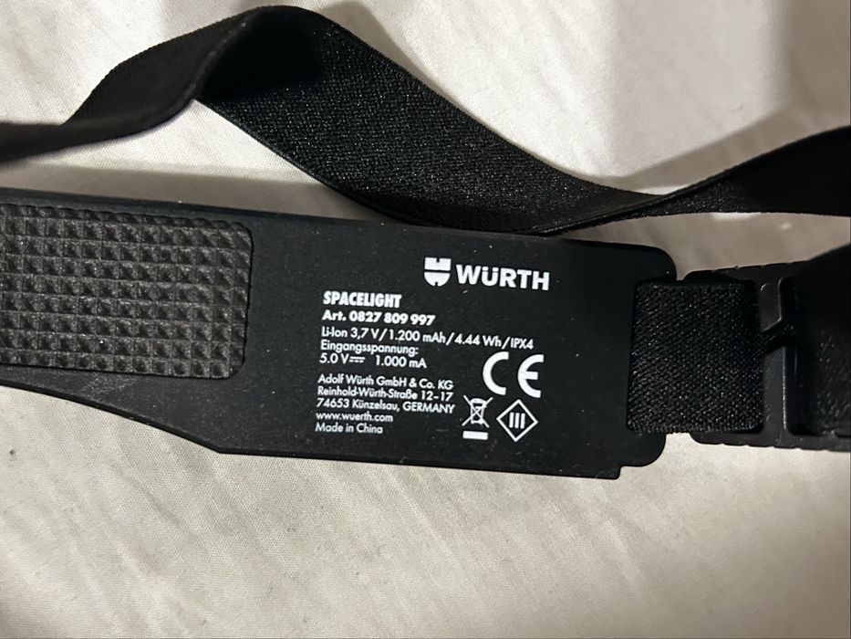 Wurth Latarka czołowa. Nowa !!!