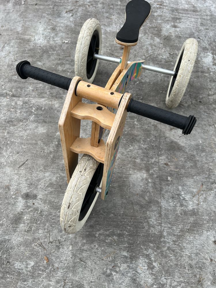 Wishbone rowerek biegowy 3 w 1 drewniany