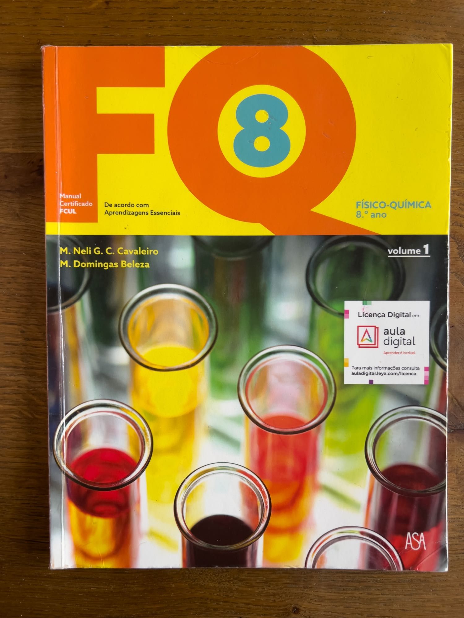 Físico-Química 8º Ano - FQ 8  - Manual  VOL 1 e 2 + Atividades