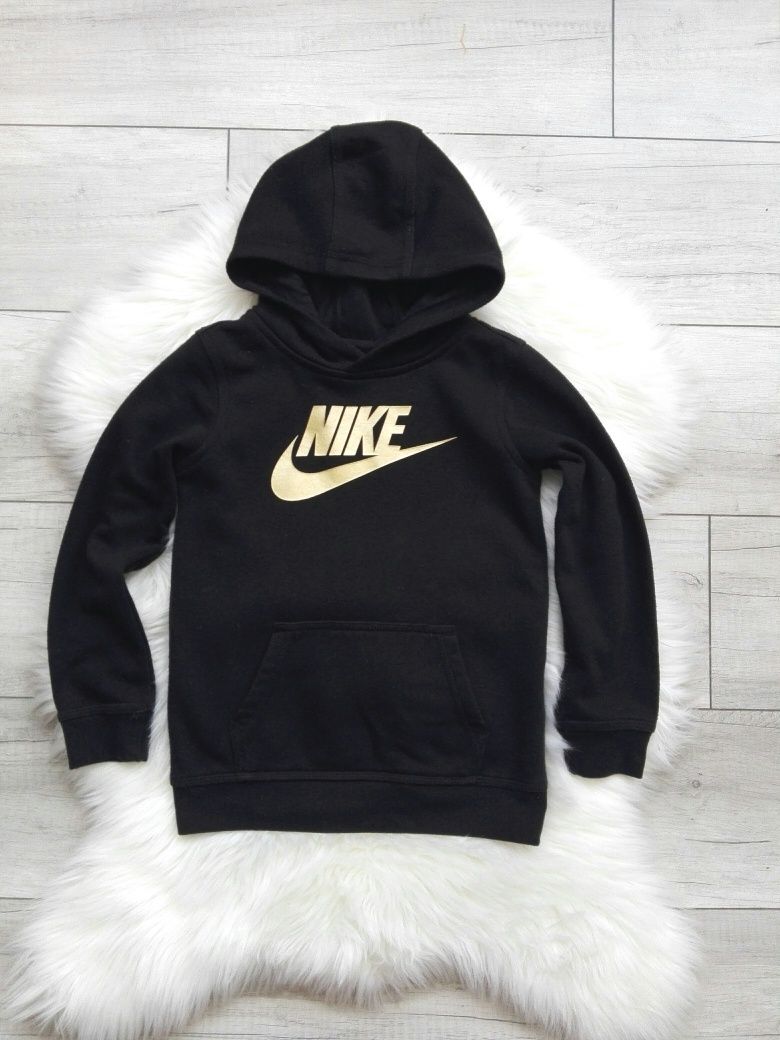 Nike oryginalna czarna bluza kangurka rozm 140