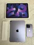 Apple iPad Air 5 + Apple Pencil 2 (M1 Purple Fioletowy MME23LL/A)