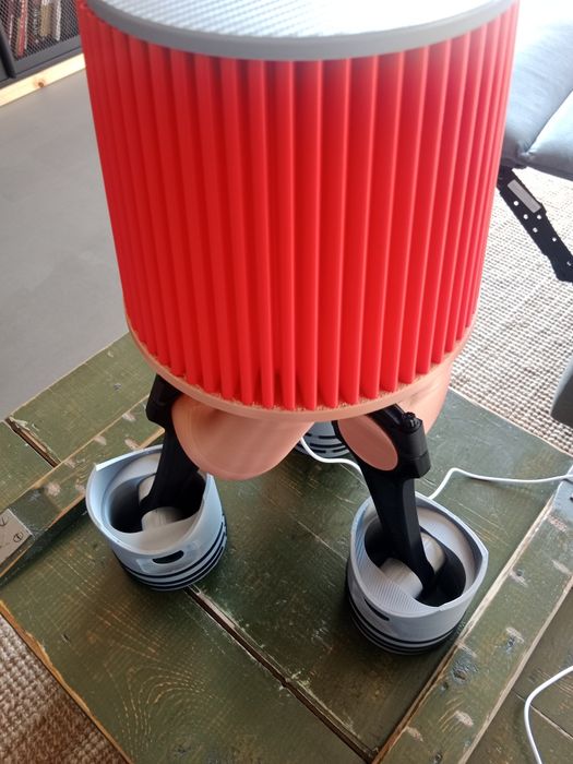 Lampa LED Tłok zasilanie usb