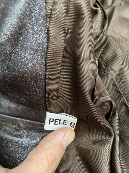 Casaco de pele genuina
