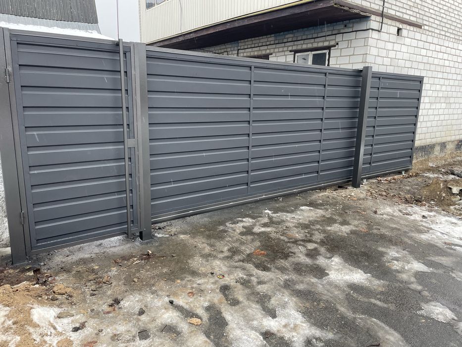 Забори ворота хозблоки навіси під ключ