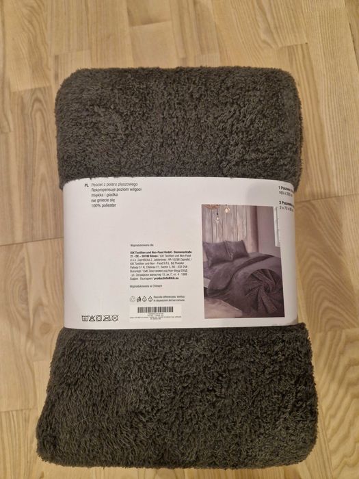 Pościel z polaru pluszowego 160x200 + poduszki