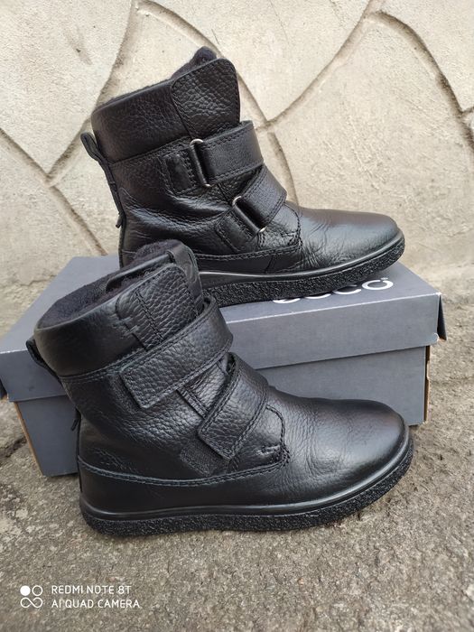 Ecco 32 ботинки на хлопчика зимові чоботи сапоги взуття ессо