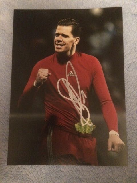 Wojciech Szczęsny oryginalny autograf