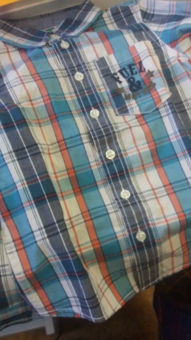 Camisa xadrez benetton 3-4 anos