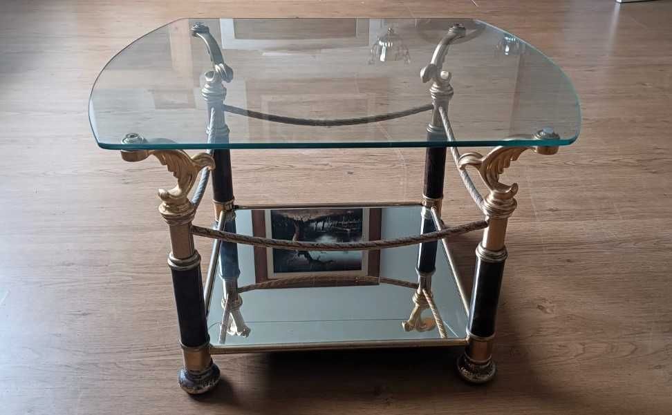 Mesa Centro Sala c/ Vidro e Espelho
