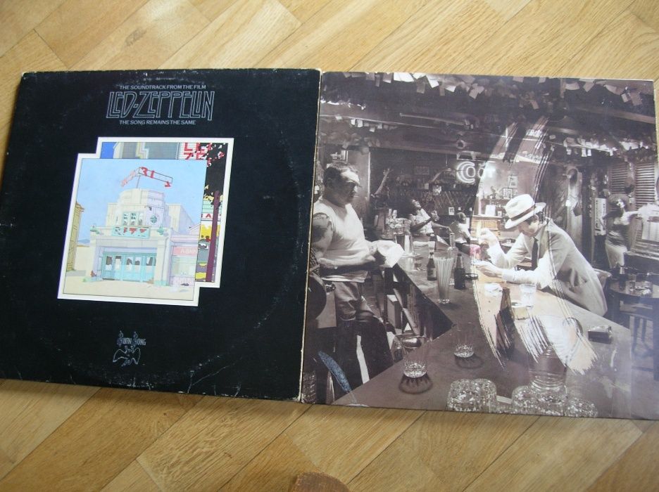 Płyta winylowa x2 Led Zeppelin The Song Remains In Through Out Door UK