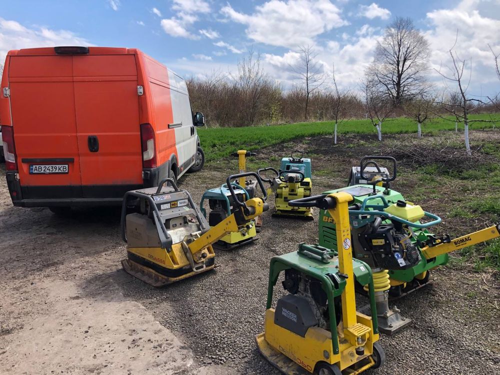 Пробам трамбовку вібролапа віброплита Bomag, Wacker, Ammann, Weber