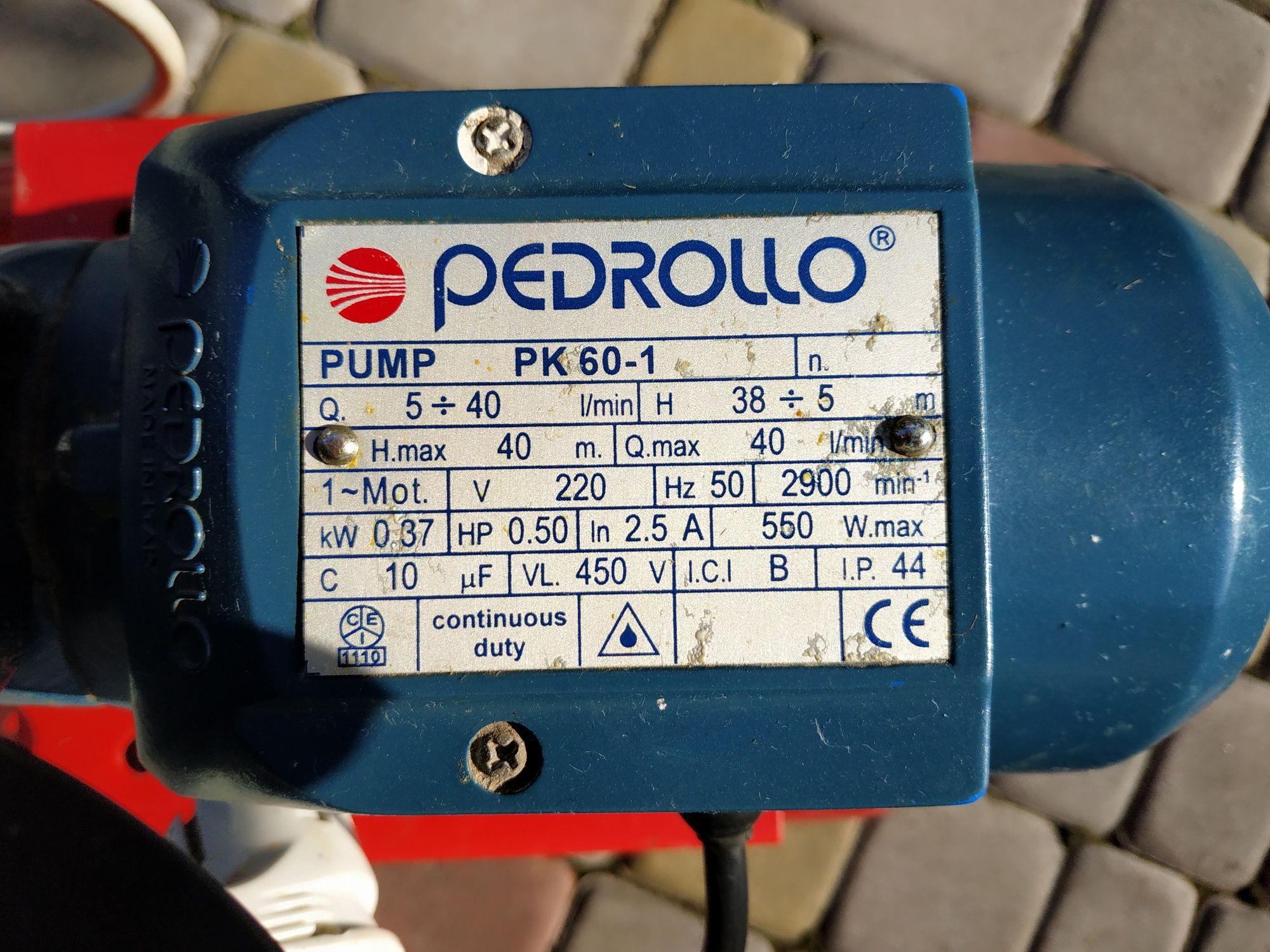 Насосна стація Pedrollo pump rkm 60-1