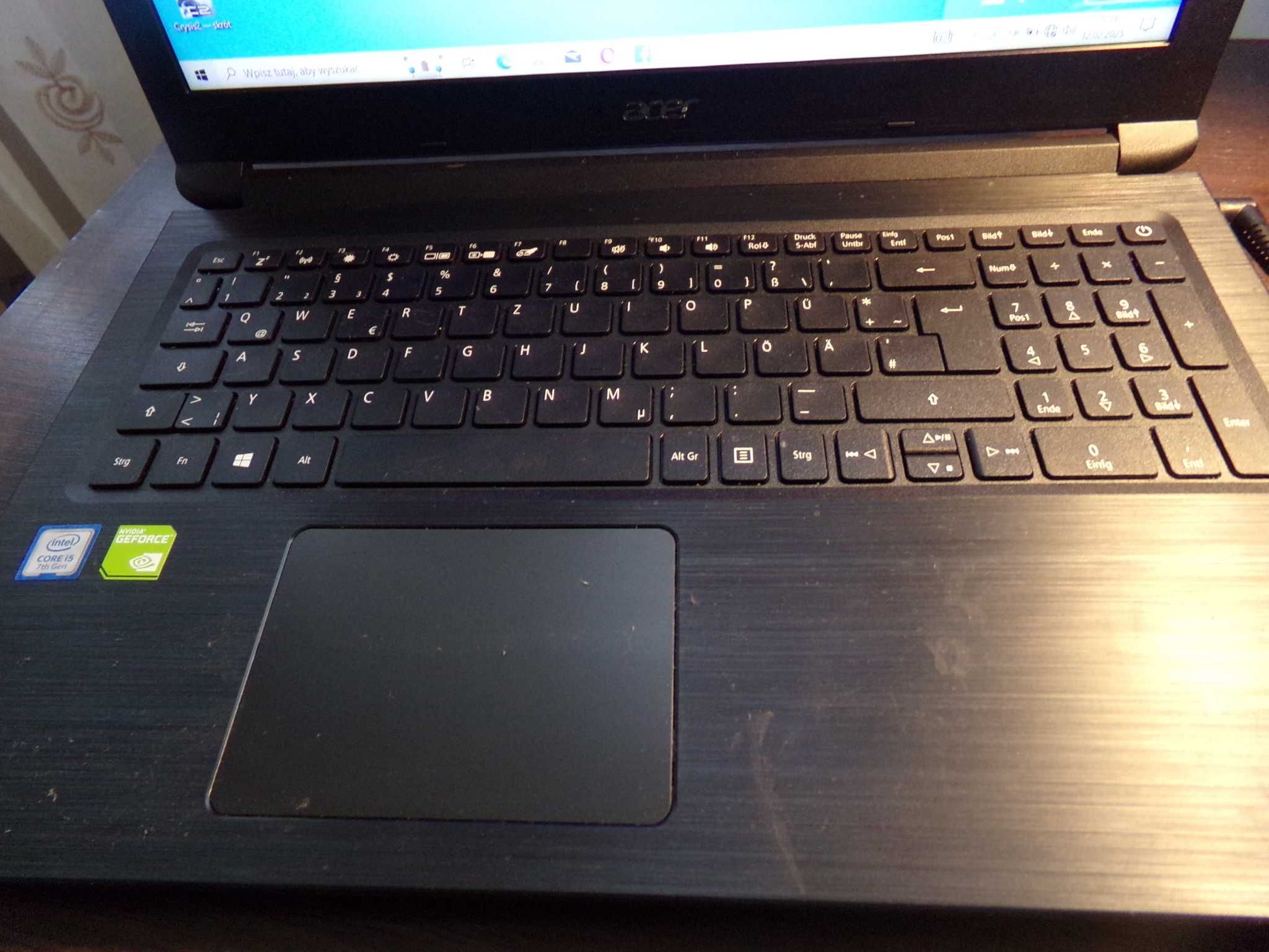 Acer ASPIRE 3 dwa dyski ssd GEFORCE