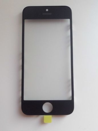 Стекло экрана IPhone 5 с рамкой ОСА пленкой белое/черное!Новое!