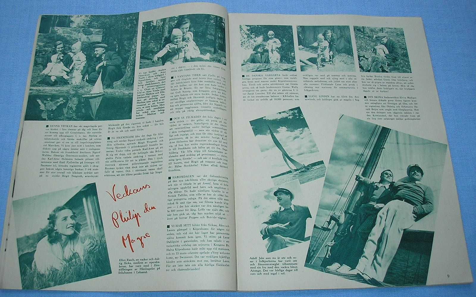 FilmJournalen nr 28 z 1-7 lipiec 1942 r. Inga Bodil Vetterlund