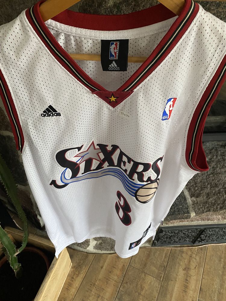 Nba iverson 3 , adidas , tank ,M, koszulka do koszykowki sixers